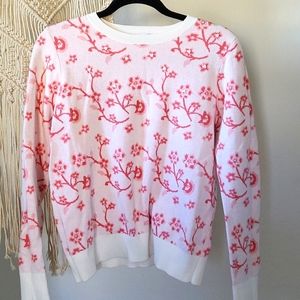 LOFT Cherry Blossom Sweater 🌸